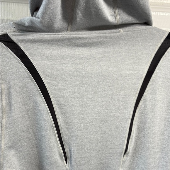 Gymshark Gray Zip Up Sweater with High Collar - Picture 4 of 7